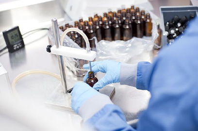 Person in lab
