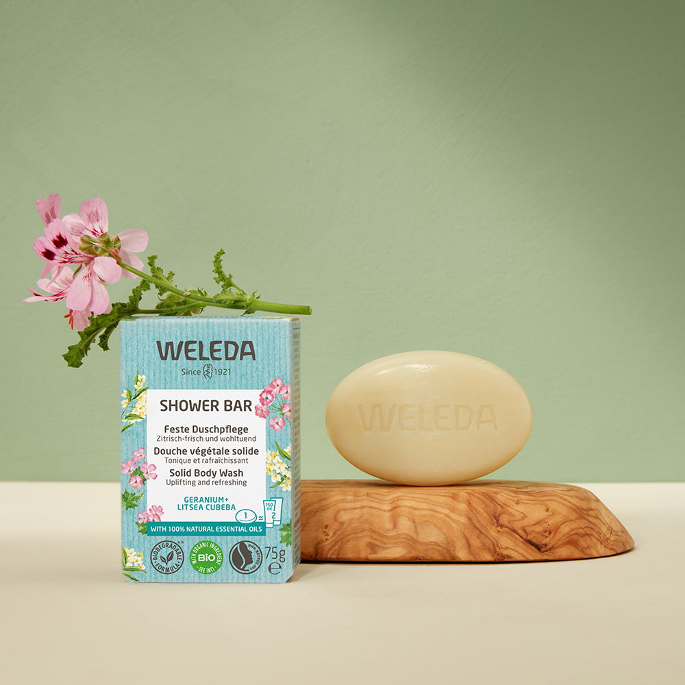 Geranium and Litsea Cubeba Shower Bar