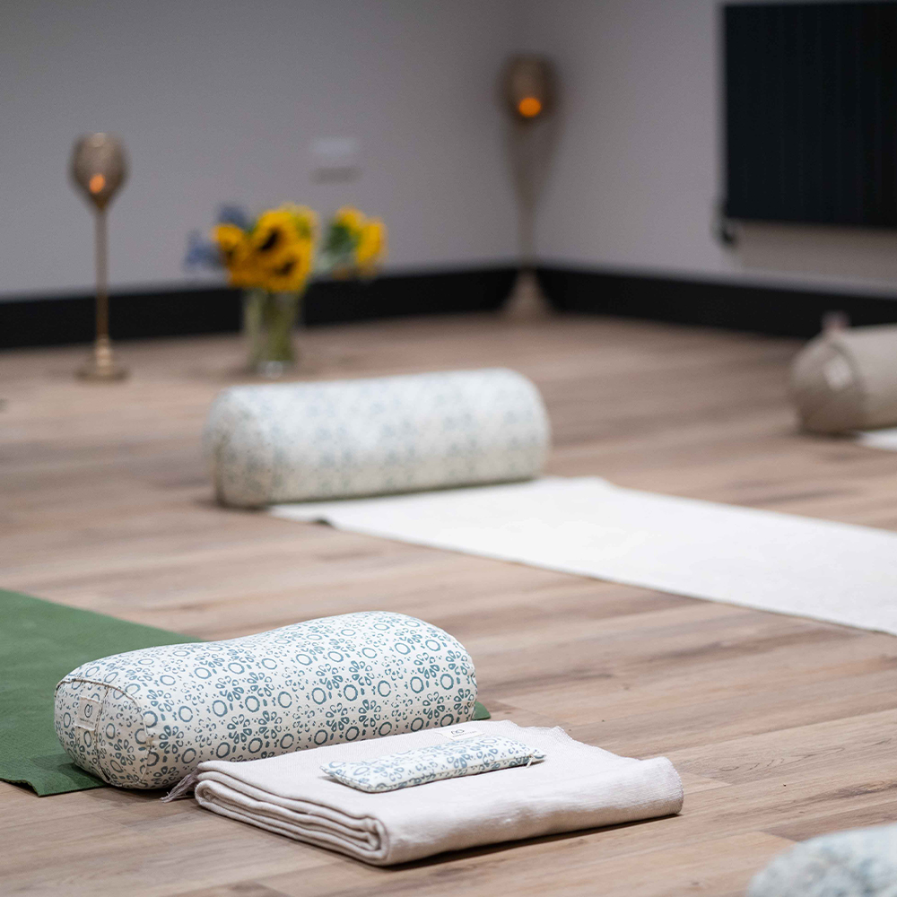 Yoga mats in studio