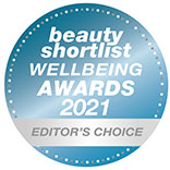 The Beauty Shortlist Awards 2021 Wellbeing - Editor's Choice Award - WINNER The Beauty Shortlist Awards 2021 Wellbeing - Editor's Choice Award - WINNER