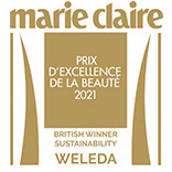 Marie Claire Prix d’Excellence Beauty Awards 2021 SUSTAINABIILITY WINNER