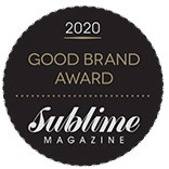 Sublime Magazine Awards 2020 Good Brand Award Sublime Magazine Awards 2020 Good Brand Award