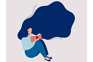 Reading to help with stress