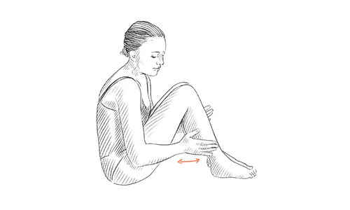 calf massage illustration step 5