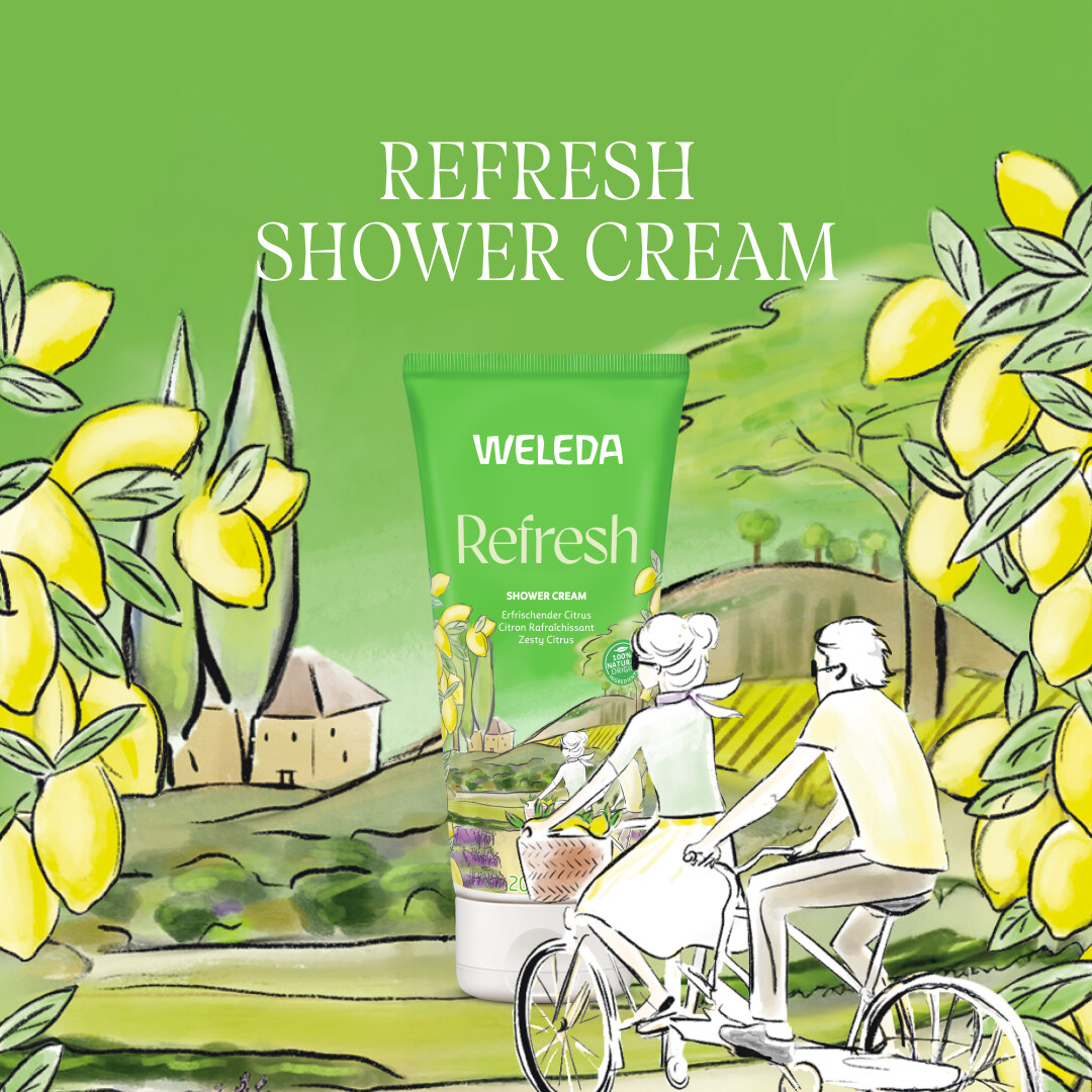 FREE  Refresh Citrus Shower Cream (200ml) when you spend £50 or more