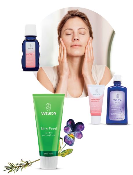 weleda on face