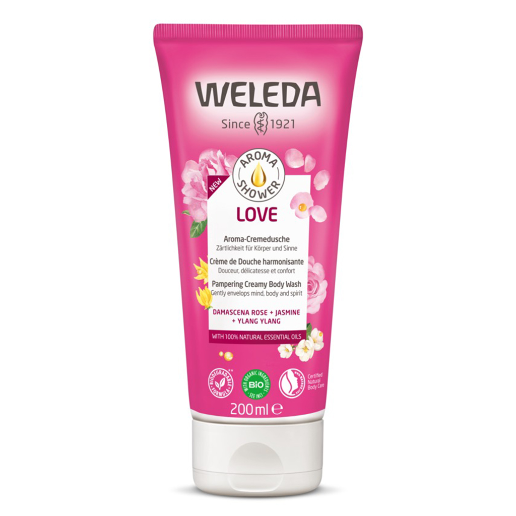 LOVE Aroma Shower 200ml Weleda UK
