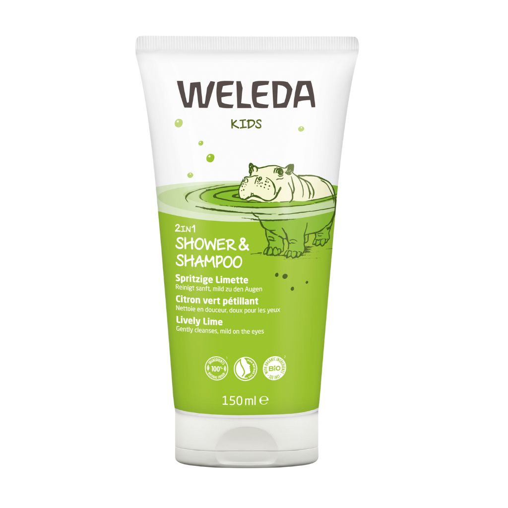 Kids 2in1 Shampoo and Body Wash Lively Lime 150ml