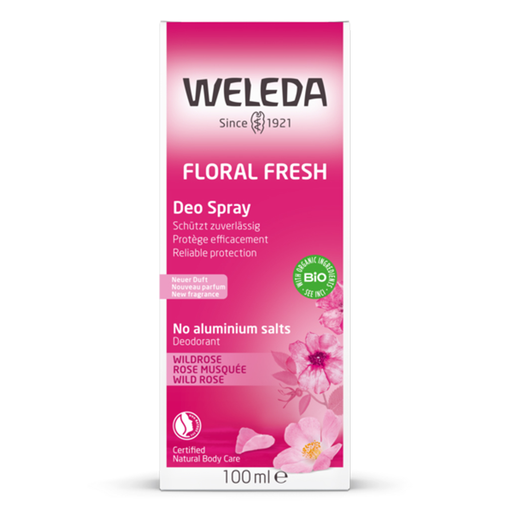 Floral Fresh Deo Spray Deodorant Wild Rose 100ml