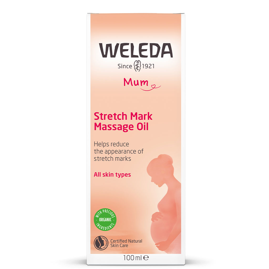 Stretch Mark Massage Oil — Weleda