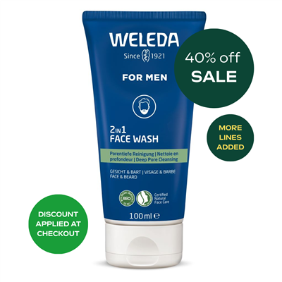 Men's 2 in 1 Face Wash 100ml
