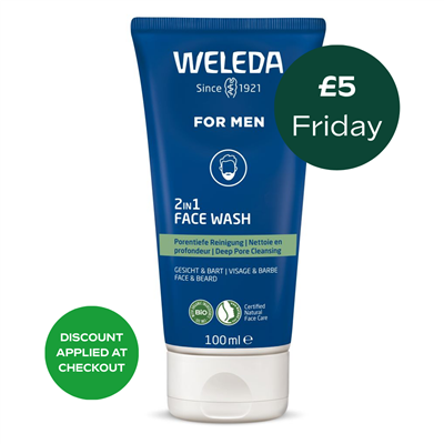 Men's 2 in 1 Face Wash 100ml