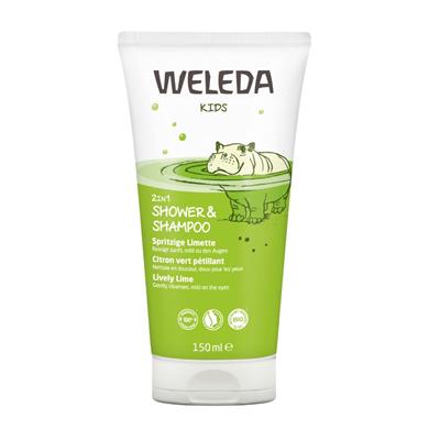 Kids 2in1 Shampoo and Body Wash Lively Lime 150ml