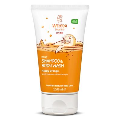 Kids 2in1 Shampoo and Body Wash Happy Orange 150ml